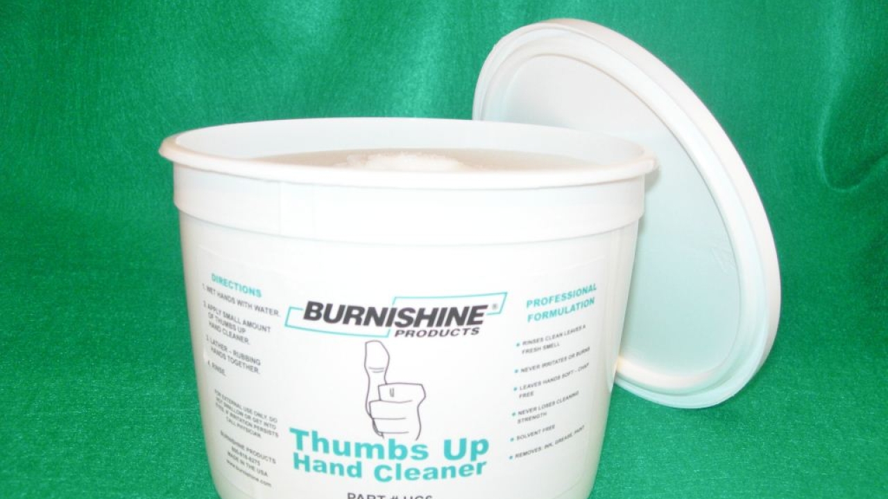 Burnishine releases new pressroom hand cleaner Burnishine releases new pressroom hand cleaner