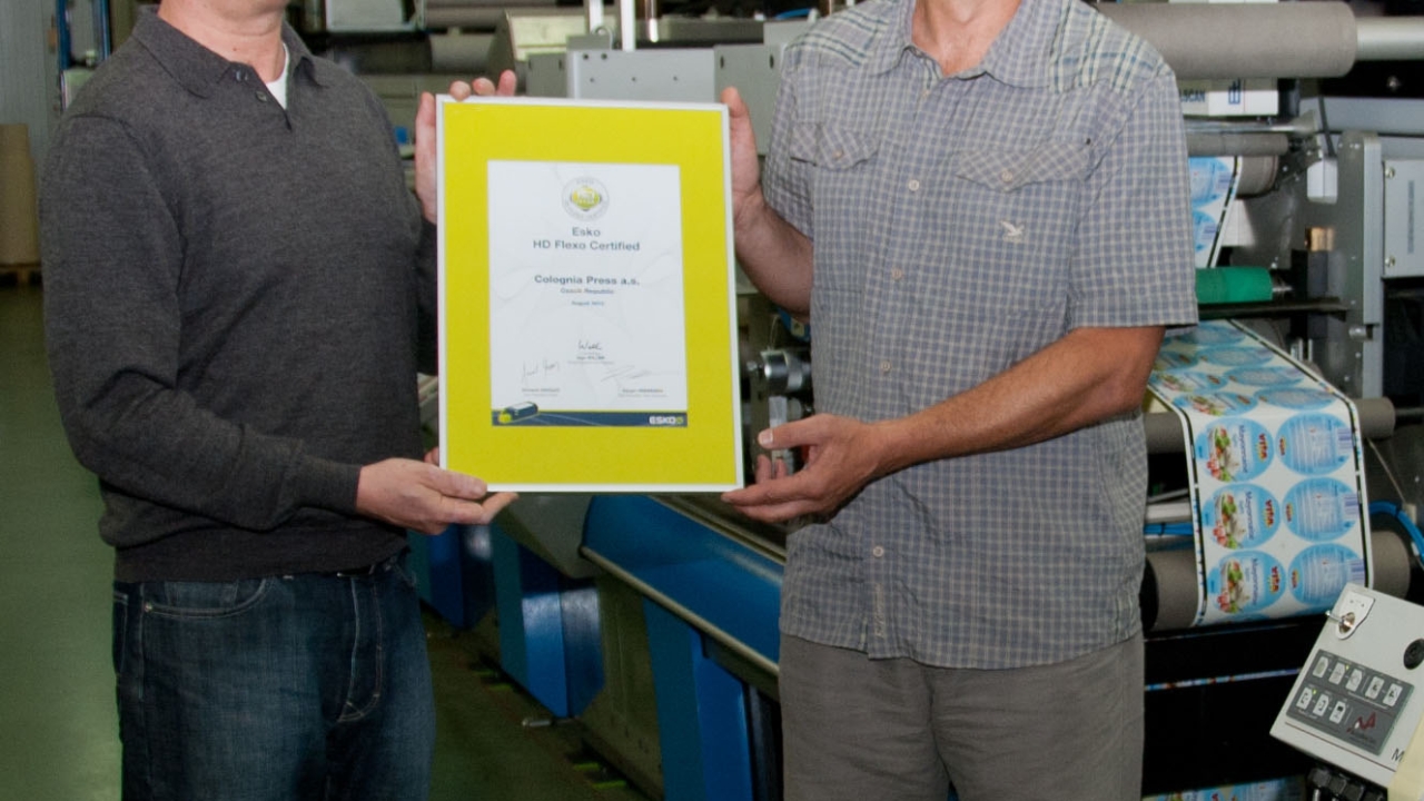 Czech converter achieves Esko HD Flexo certification