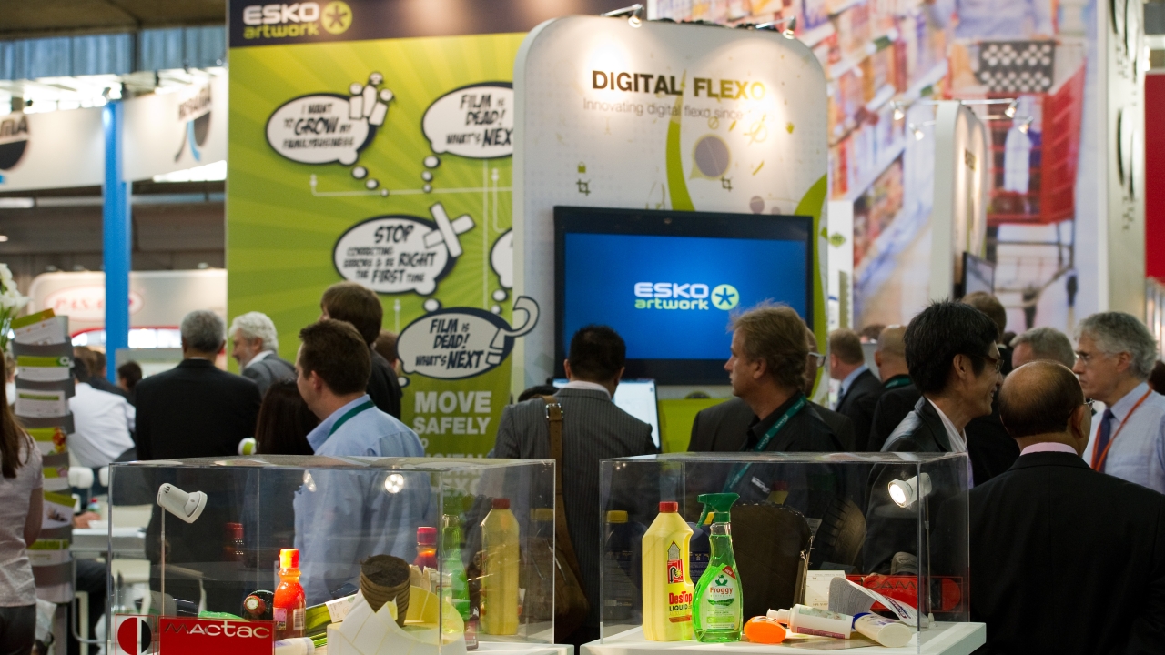 The Esko stand at Labelexpo Europe 2011