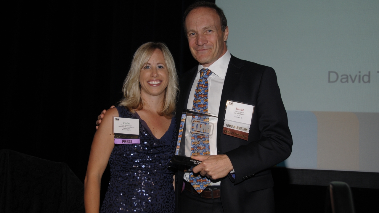TLMI has named EFI Radius’ David Taylor as its 2013 Supplier of the Year.