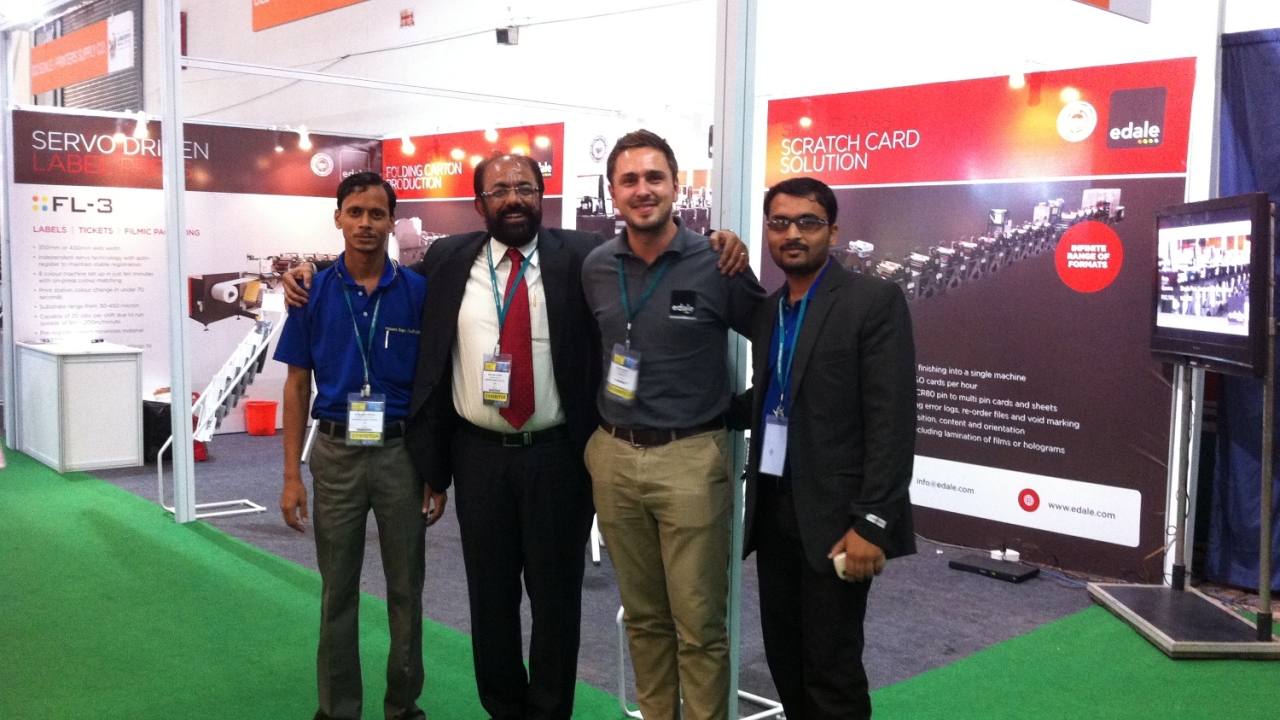  Edale reports successful Labelexpo India