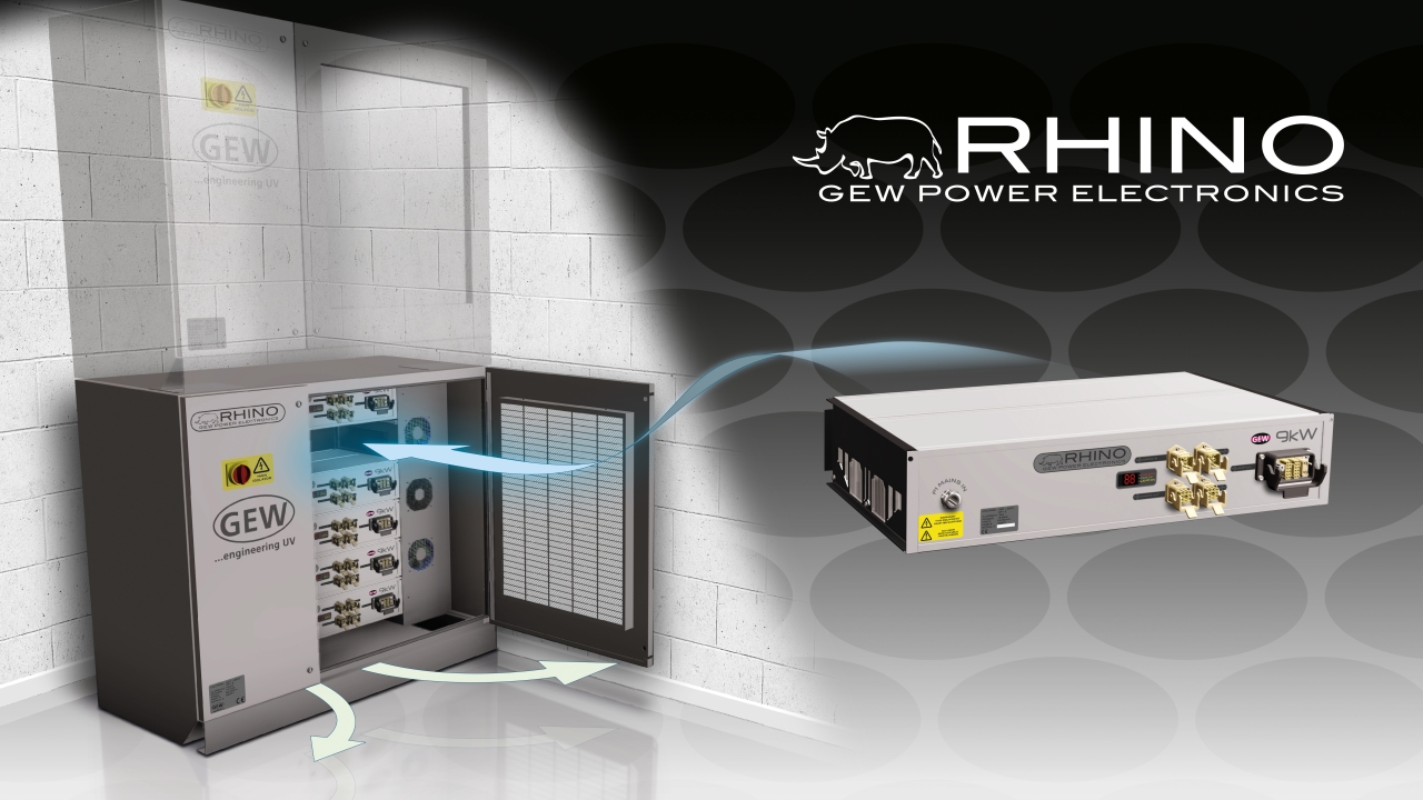 GEW Rhino cabinet and PSU 