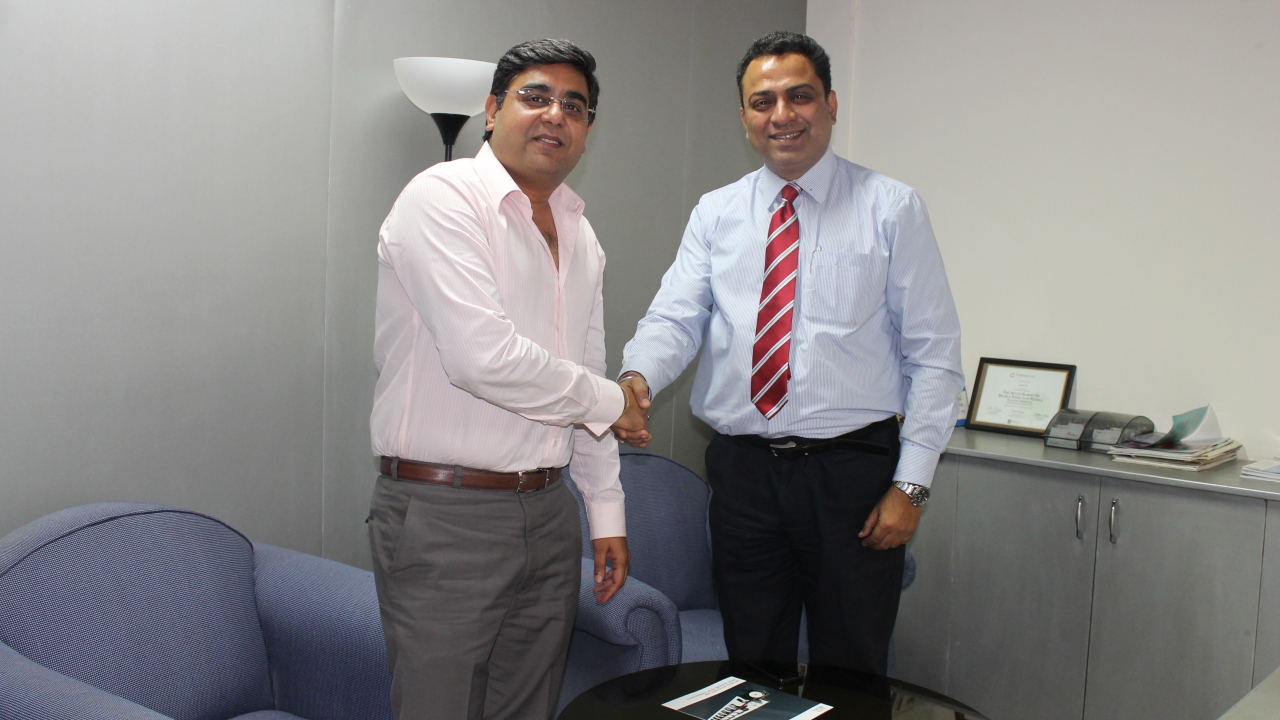 Rajiv Chhatwal, Managing Director for Kwality Offset Printers with Gourav Roy, Managing Director for Flexo Image Graphics