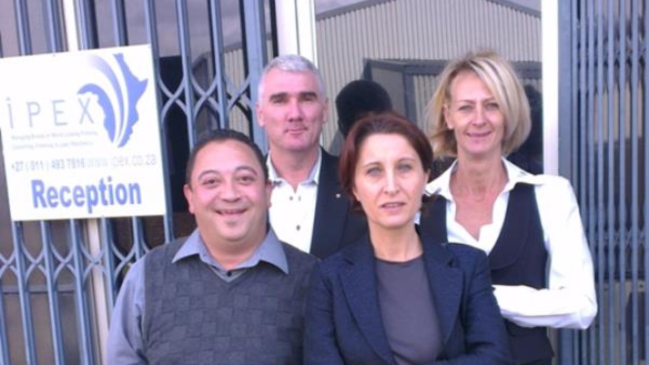 The Ipex sales team and Cristina Toffolo The Ipex sales team and Cristina Toffolo