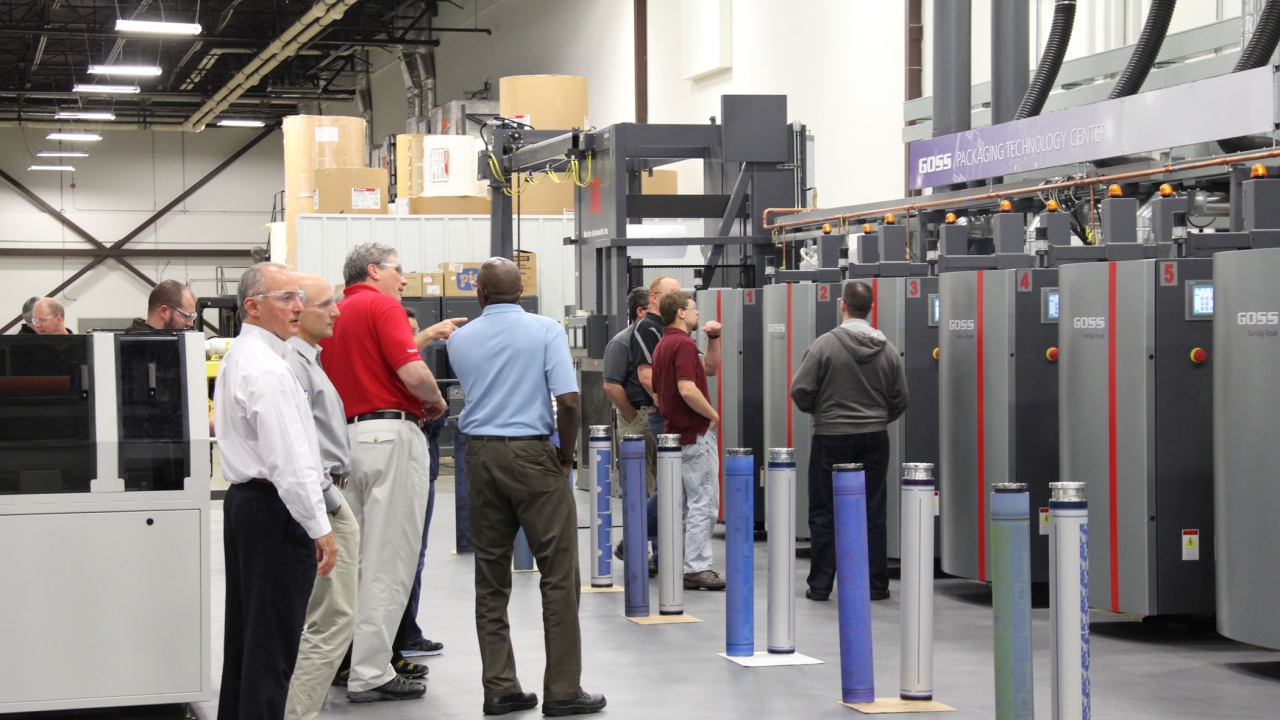 Goss International has reported a strong response to its recent week-long demonstration event in New Hampshire, which attracted more than 40 prospects representing a range of packaging facilities from across the US and Canada Goss International has reported a strong response to its recent week-long demonstration event in New Hampshire, which attracted more than 40 prospects representing a range of packaging facilities from across the US and Canada