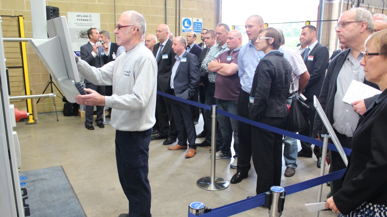 The event included demonstrations of the ER610 Compact and SR9-DT dual turret models