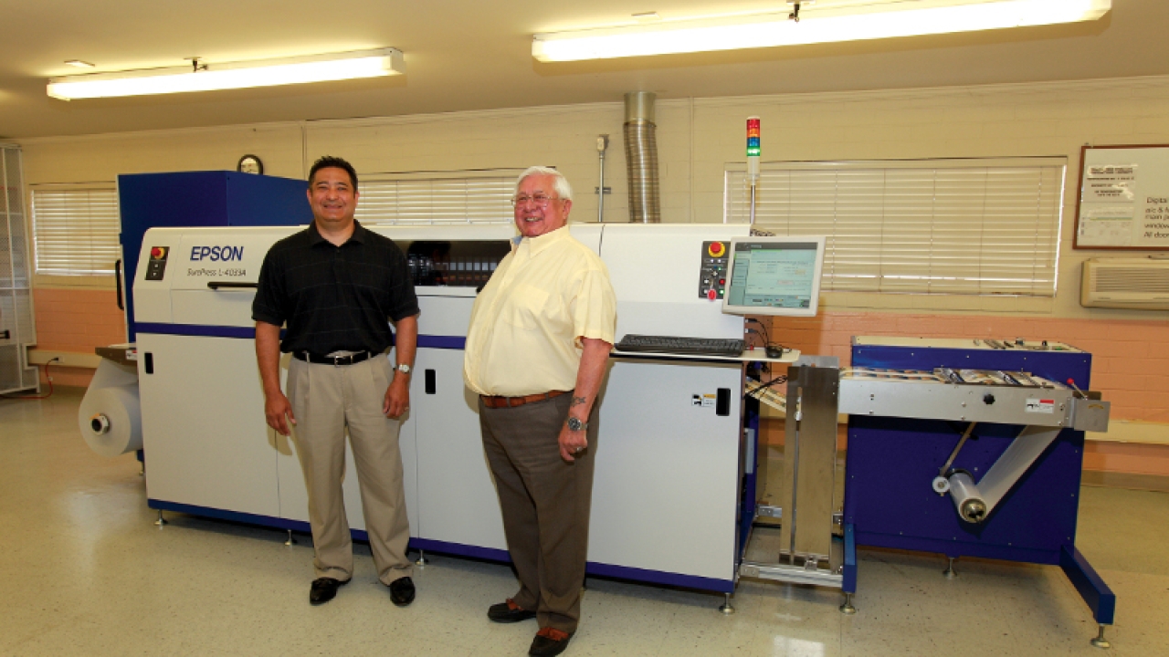 Epson installs first SurePress in North America Epson installs first SurePress in North America