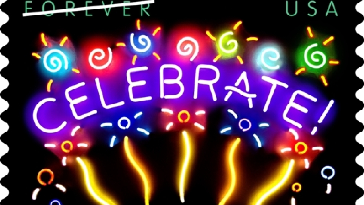 Mactac supplies PS material for celebratory stamp Mactac supplies PS material for celebratory stamp