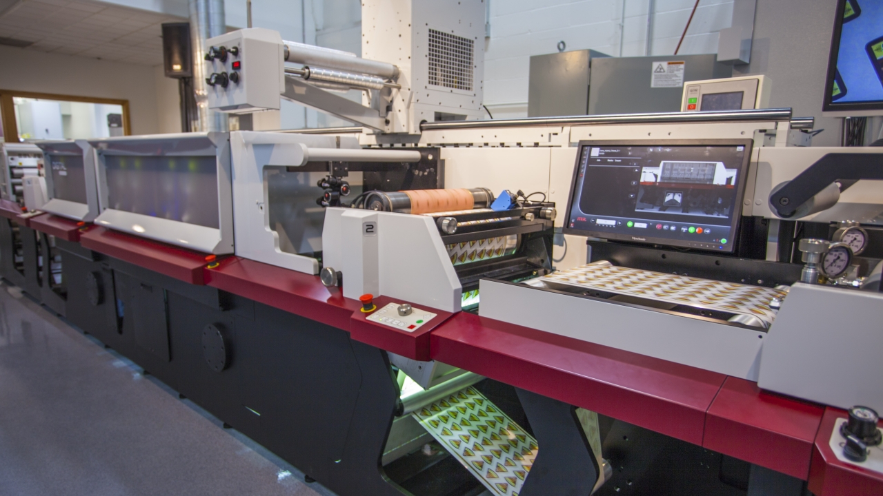 Mark Andy Digital Series press at 2014 Open House