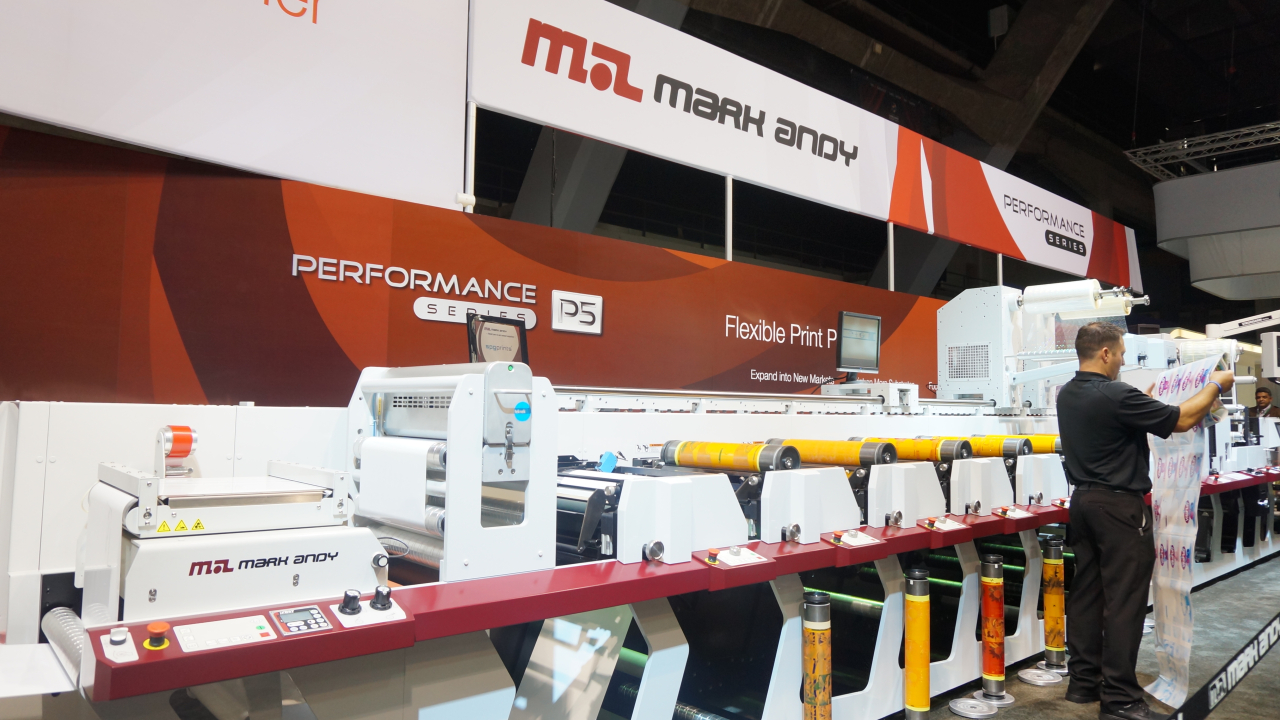 Packed with vistors, Gallus stand at Labelexpo Europe 2013