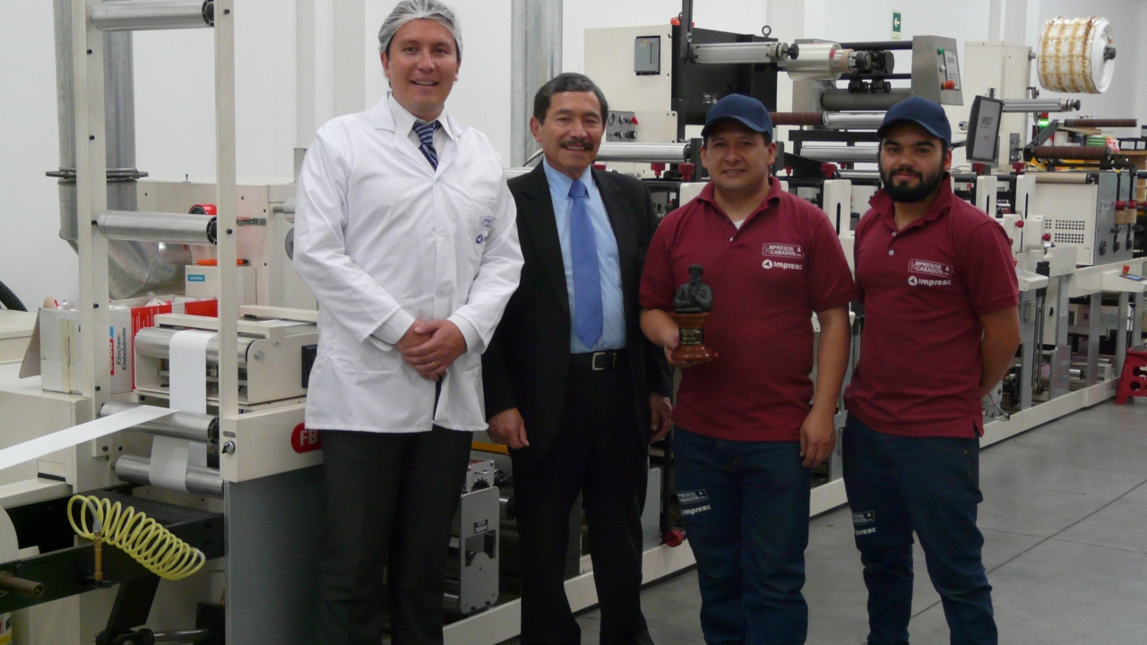 Andigraf awarded Impresos & Acabados with the 2013 Best of Flexography Labels award 