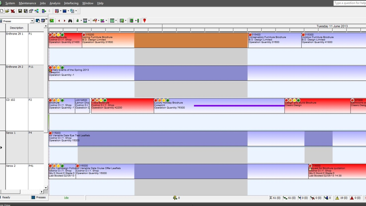 Production Planning module from Shuttleworth