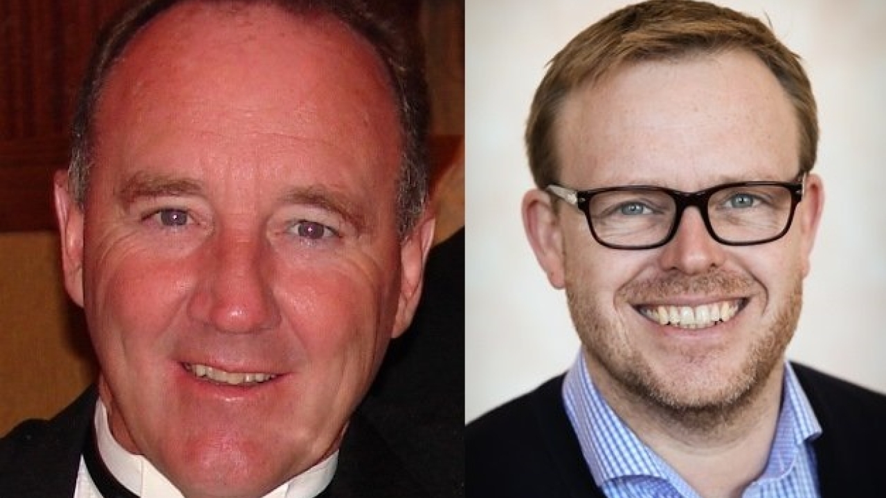 John Rogers (left) named as new global executive director and Gary Peeling (right) as new global chairman of Dscoop John Rogers (left) named as new global executive director and Gary Peeling (right) as new global chairman of Dscoop