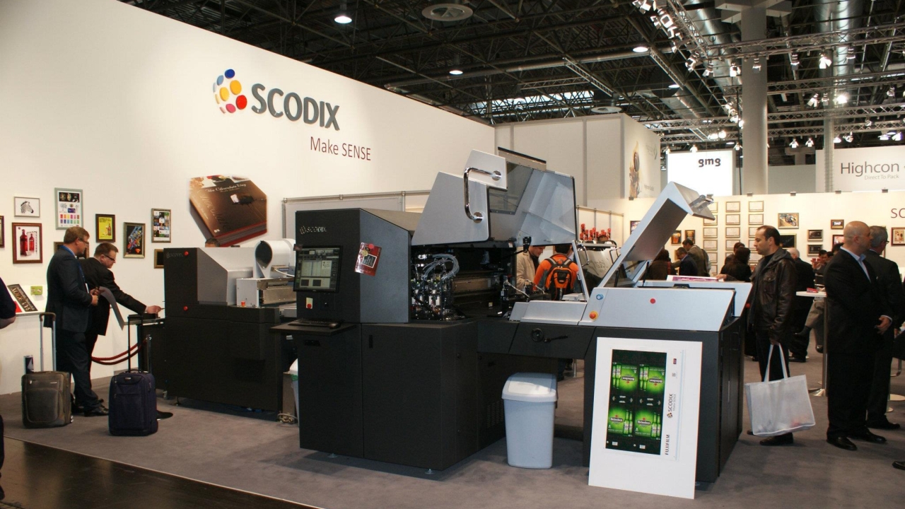 Scodix stand at Drupa 2012 Scodix stand at Drupa 2012