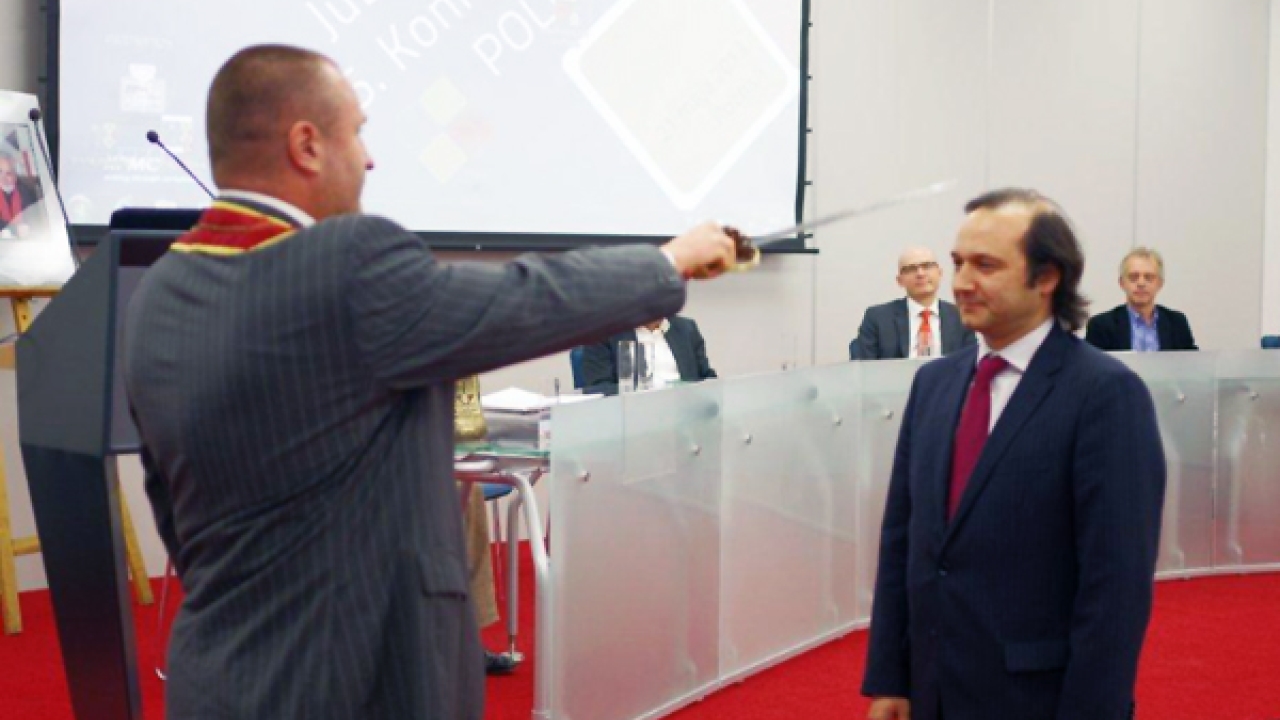 Sistrade managing director Paulo Souto has become a member of the Polish Guild of Gutenberg Knights
