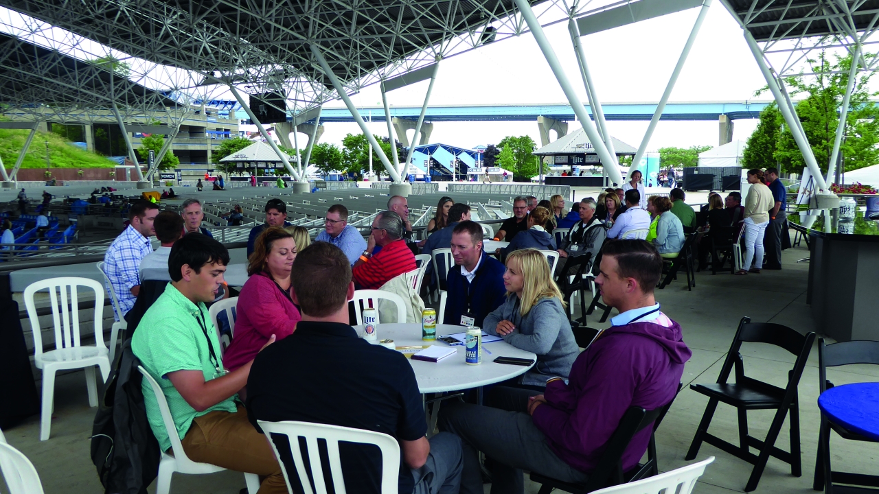Jessika Meisner and Angela Nye, both Labelexpo sales representatives, tackle all aspects of workforce issues during their roundtable