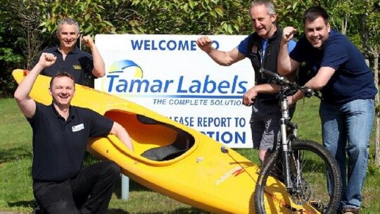 Team Tamar Labels, with Ricky Hann (bottom left)