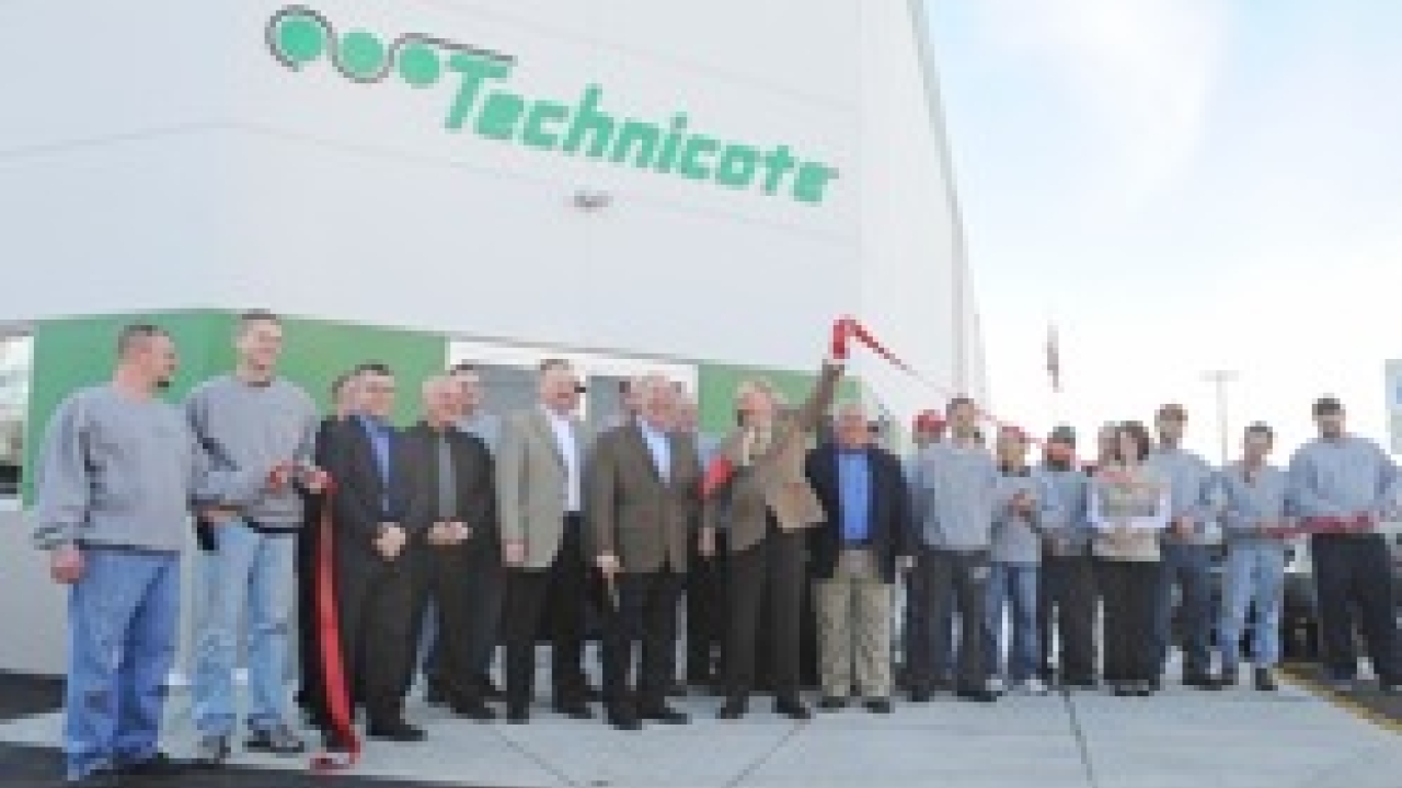 Technicote celebrates plant reopening Technicote celebrates plant reopening