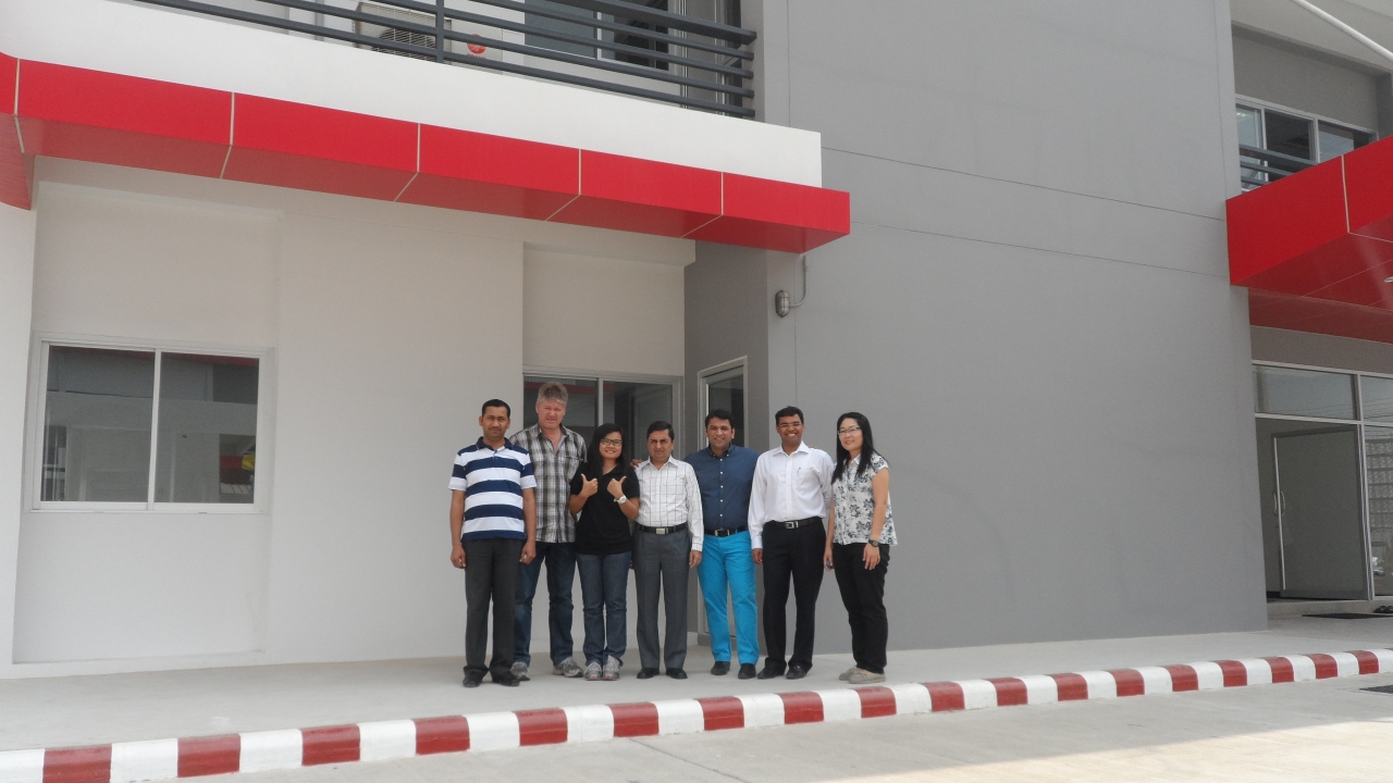 The team at the Ajanta Packaging plant in Thailand The team at the Ajanta Packaging plant in Thailand