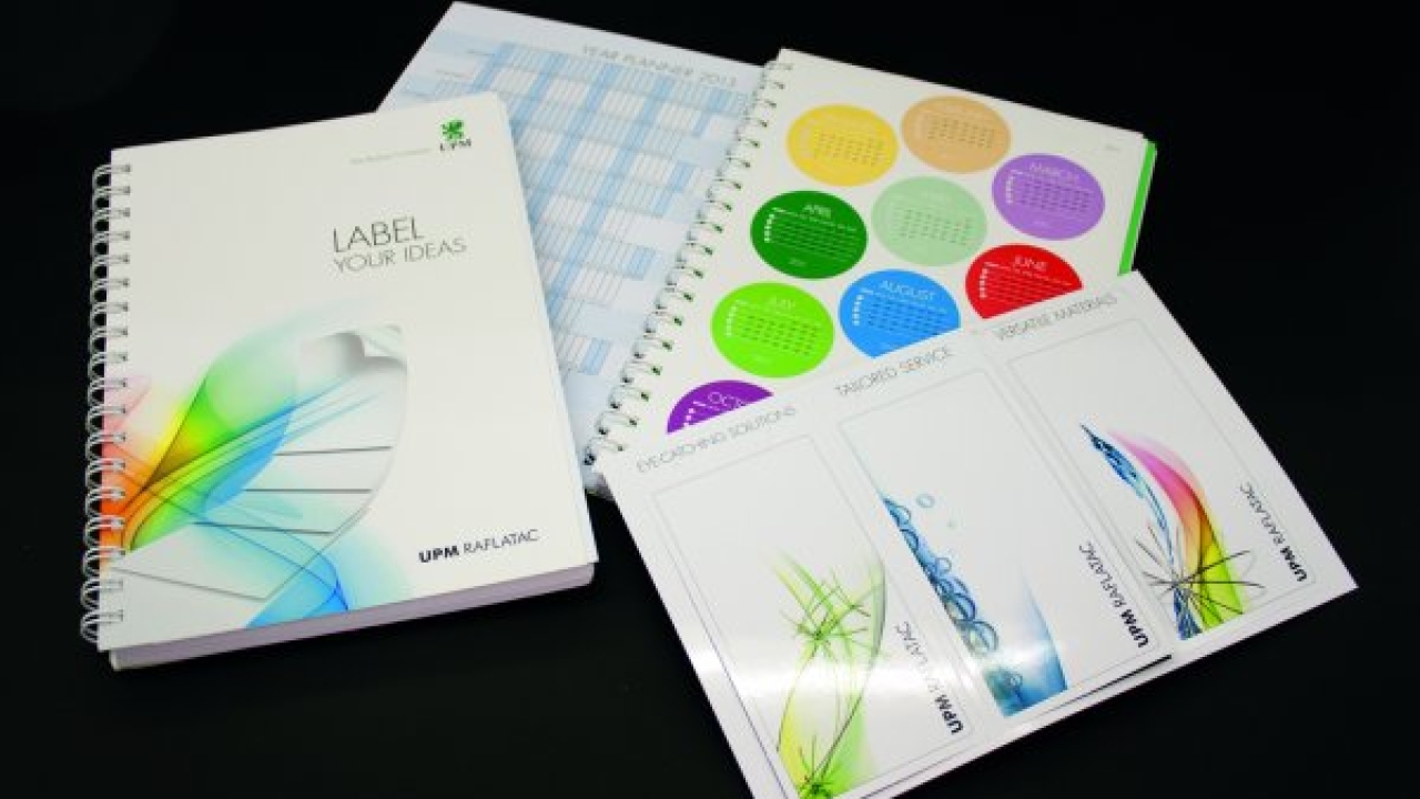 UPM Raflatac showcases products in notebook UPM Raflatac showcases products in notebook