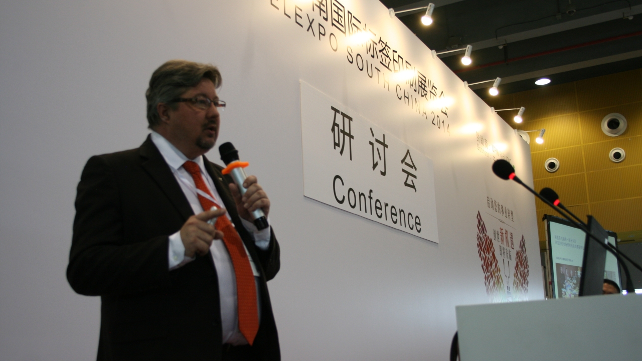 UPM Raflatac’s VP Greater China, Jari Haavisto at Labelexpo South China