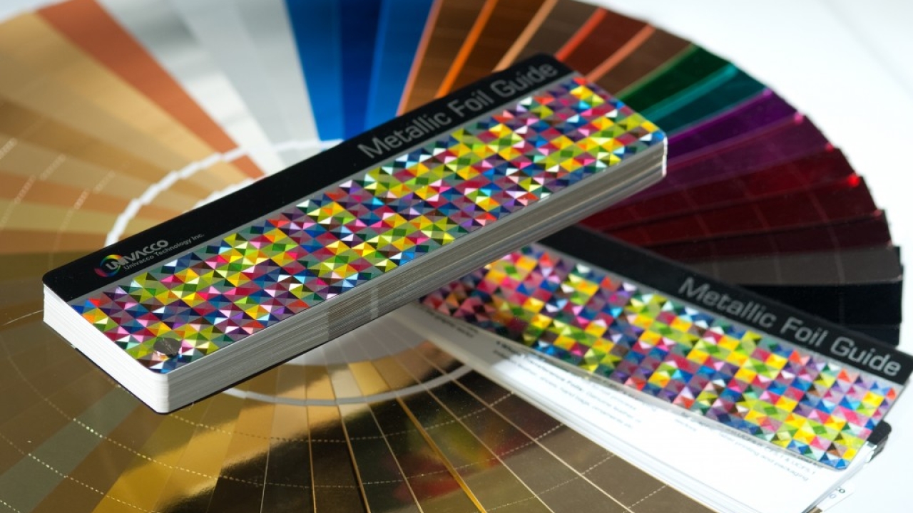 Univacco issues new metallic foil color guide