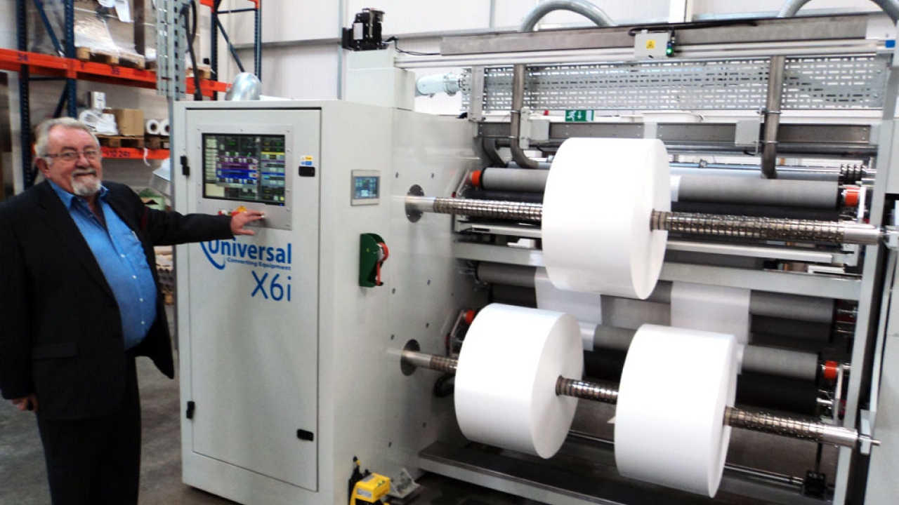 Universal Converting Equipment has appointed Mike Wilkinson as sales executive to drive growth of its slitting technology and help the company ‘reach our targets’