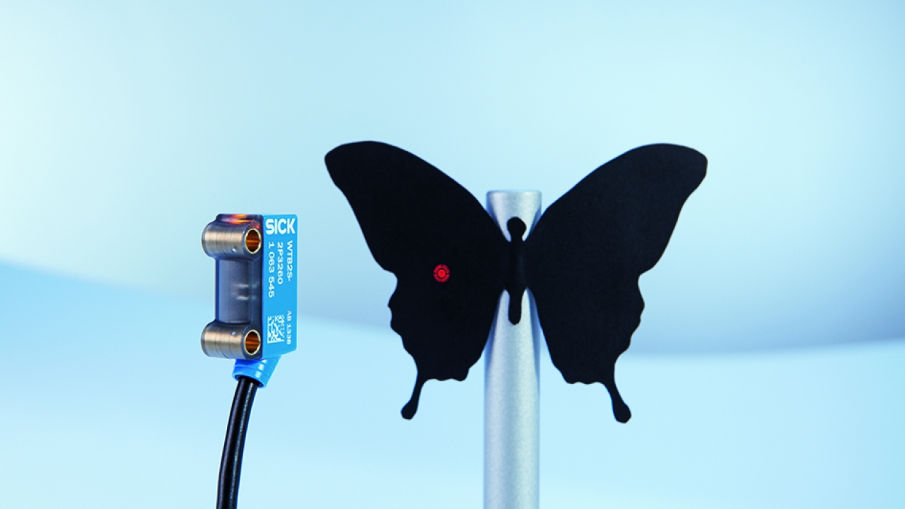 Sensor specialist Sick (UK) has introduced the W2S family of sub-miniature photoelectric positing sensors to its portfolio, which are designed for use with difficult packaging materials, even matte black