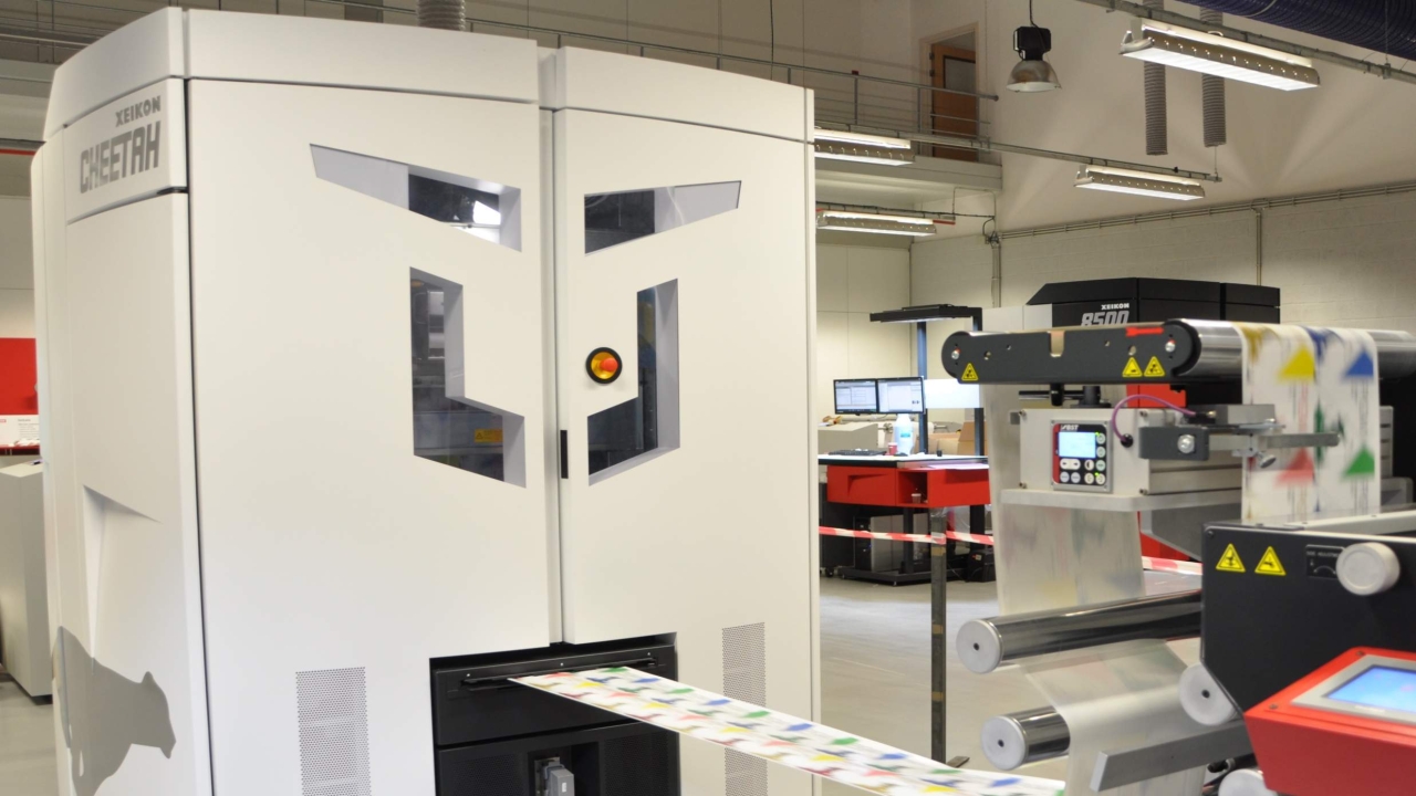 The Xeikon Cheetah is 56 percent faster than any other press in the current Xeikon portfolio