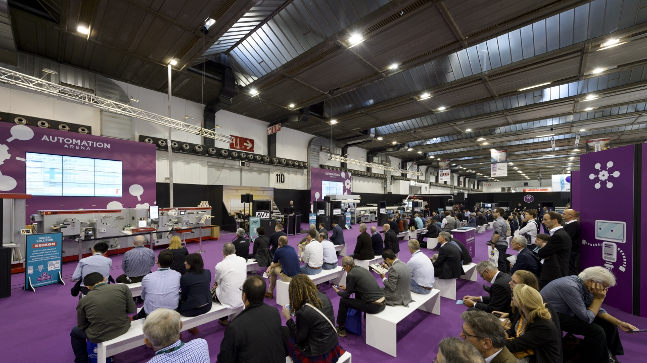 The Automation Arean feature area was a big draw at Labelexpo Europe 2017 The Automation Arean feature area was a big draw at Labelexpo Europe 2017
