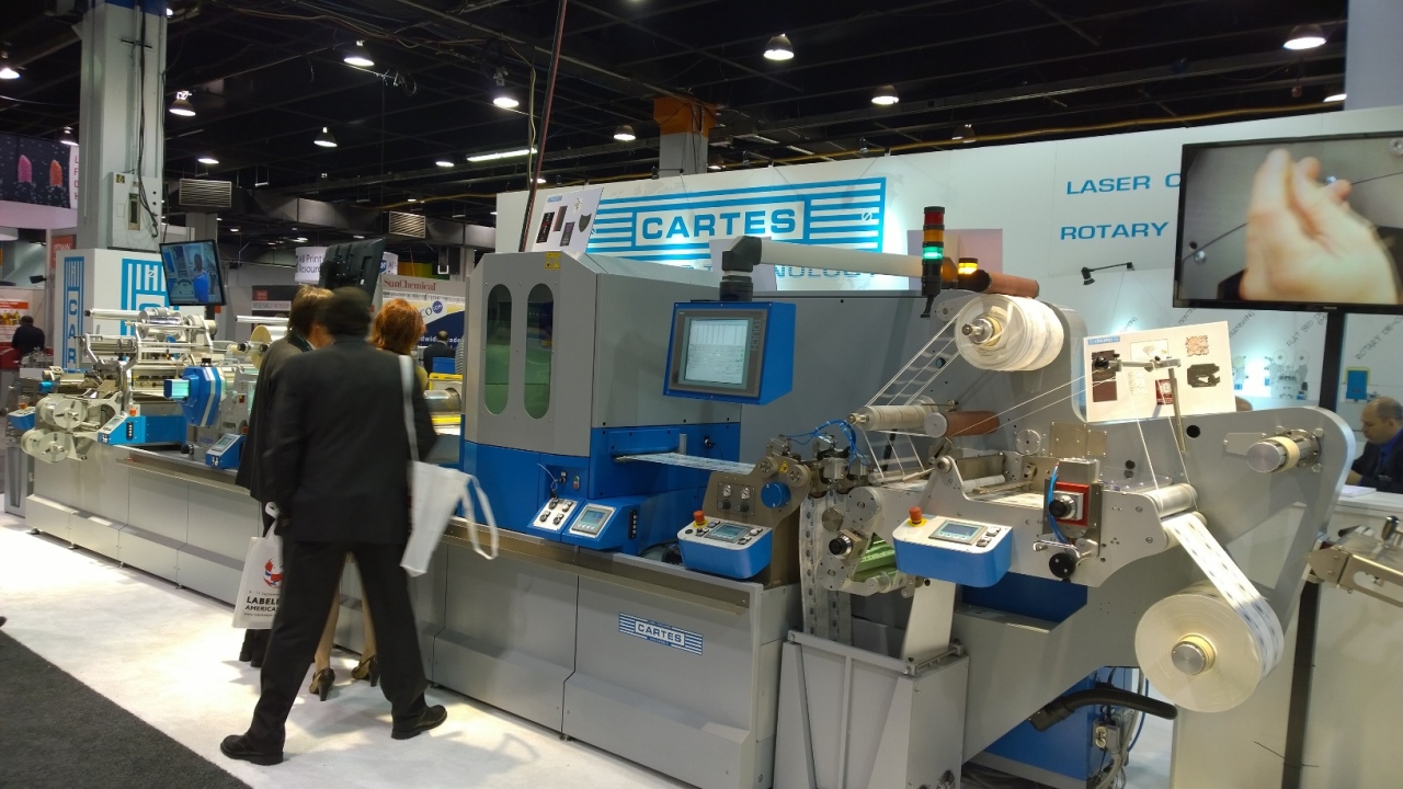 The Cartes stand at Labelexpo Americas 2014 The Cartes stand at Labelexpo Americas 2014