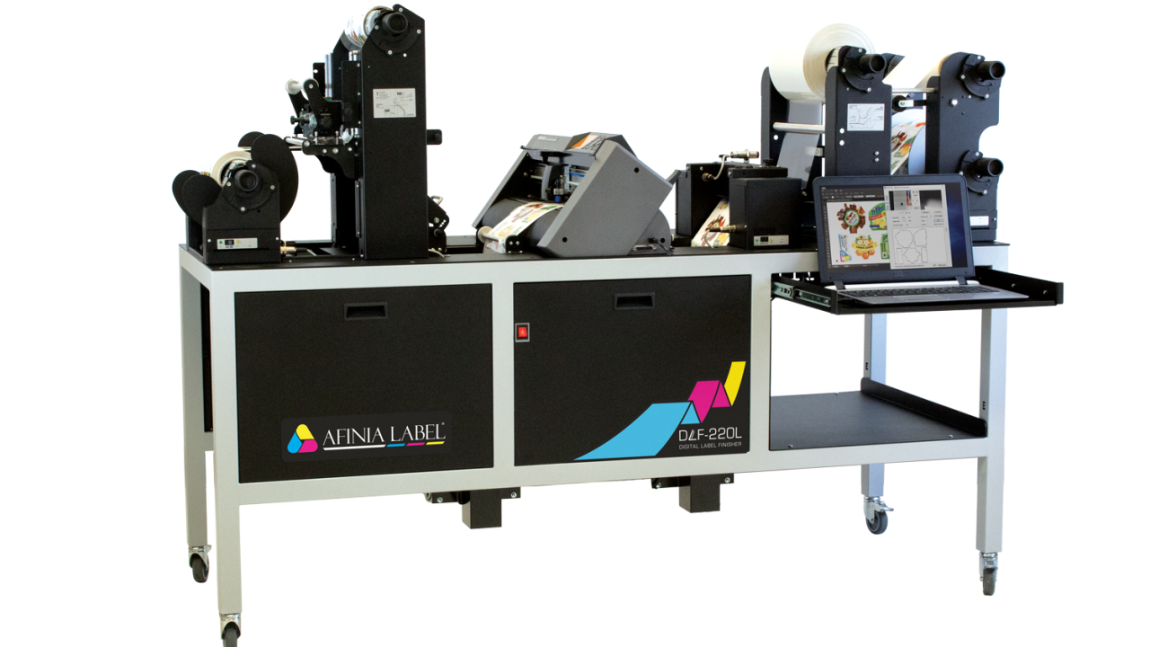 Afinia Label said DFL-220L can also be combined with the L801 digital color printer for a digital production system Afinia Label said DFL-220L can also be combined with the L801 digital color printer for a digital production system