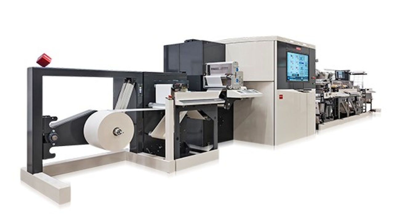 All the presses support 5-color inkjet engines in various combinations with flexo processes, hot foil/embossing and quick-change die-cutting All the presses support 5-color inkjet engines in various combinations with flexo processes, hot foil/embossing and quick-change die-cutting