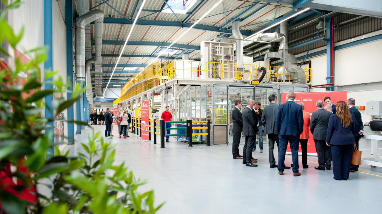 The new coater was launched at a customer event that showcased the Schwelm plant