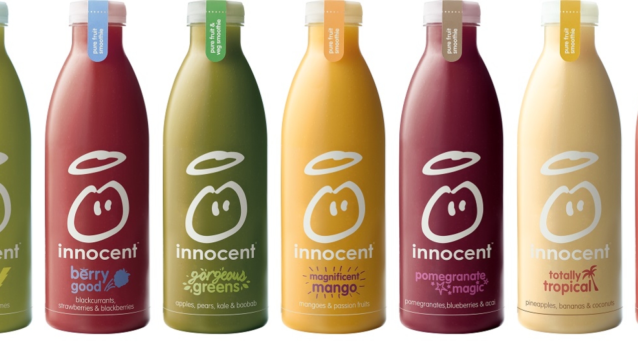 Available in stores nationwide across the UK on each of its seven classic smoothie lines, the new design also replaces packs across Innocent’s global market Available in stores nationwide across the UK on each of its seven classic smoothie lines, the new design also replaces packs across Innocent’s global market