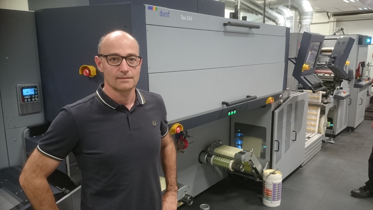 Adesa has invested in Europe’s first Durst Tau 330 and in-line LFS 330 laser finishing system, and is winning work on the back of the investment according to company president Brice Carugati Adesa has invested in Europe’s first Durst Tau 330 and in-line LFS 330 laser finishing system, and is winning work on the back of the investment according to company president Brice Carugati