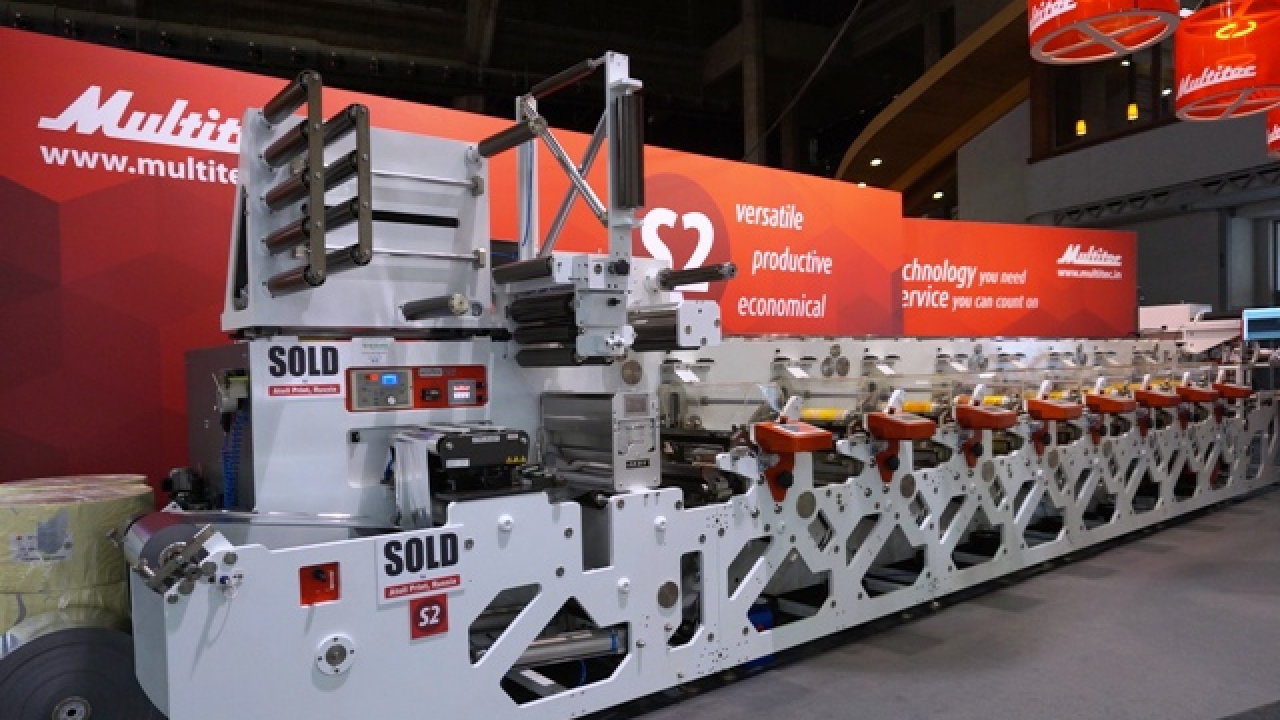 Multitec launched its new S2 press at Labelexpo Europe 2017