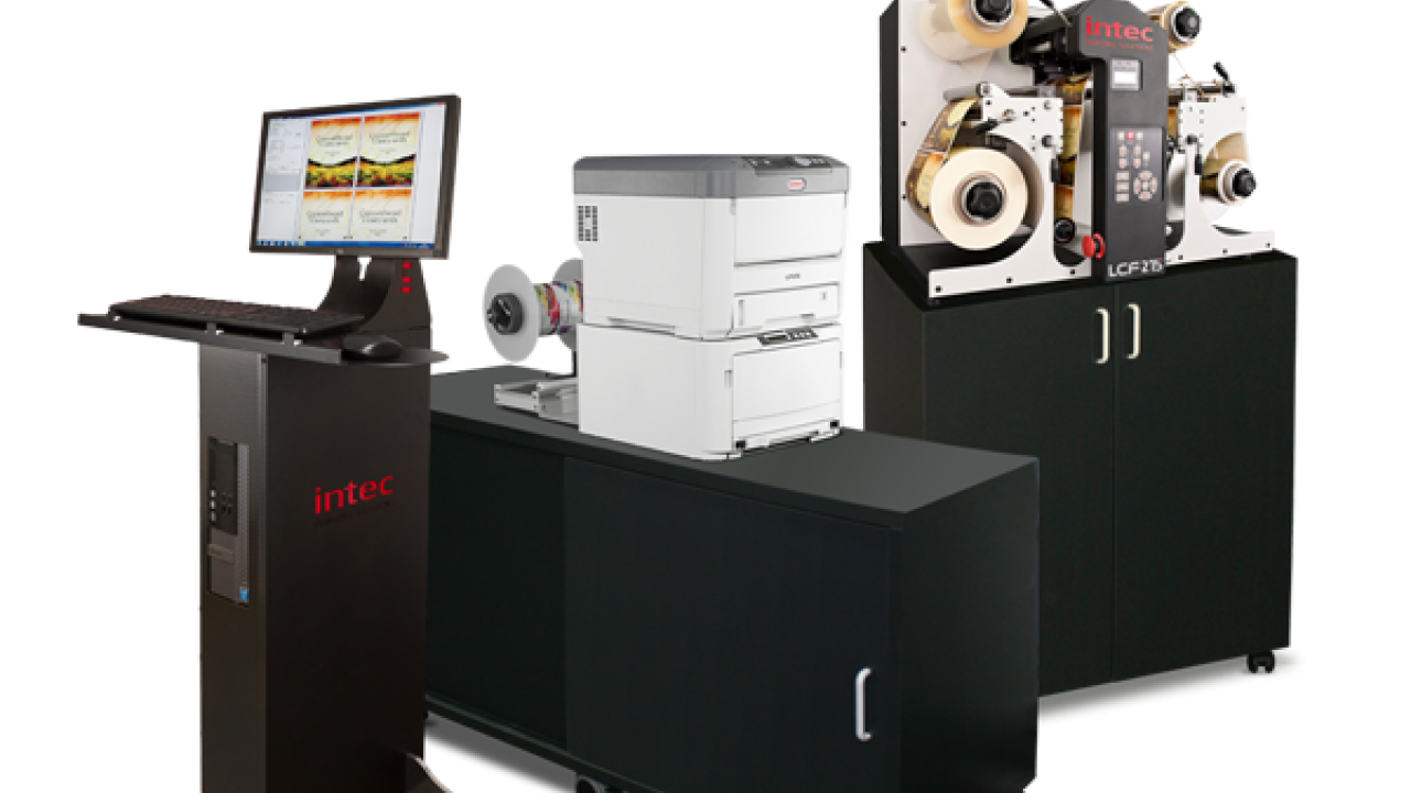 The system is capable of printing and finishing up to 2,000 4 x 4in labels in less than 20 minutes, while the LCF215 label finisher is capable of finishing digitally printed labels at 3m/min