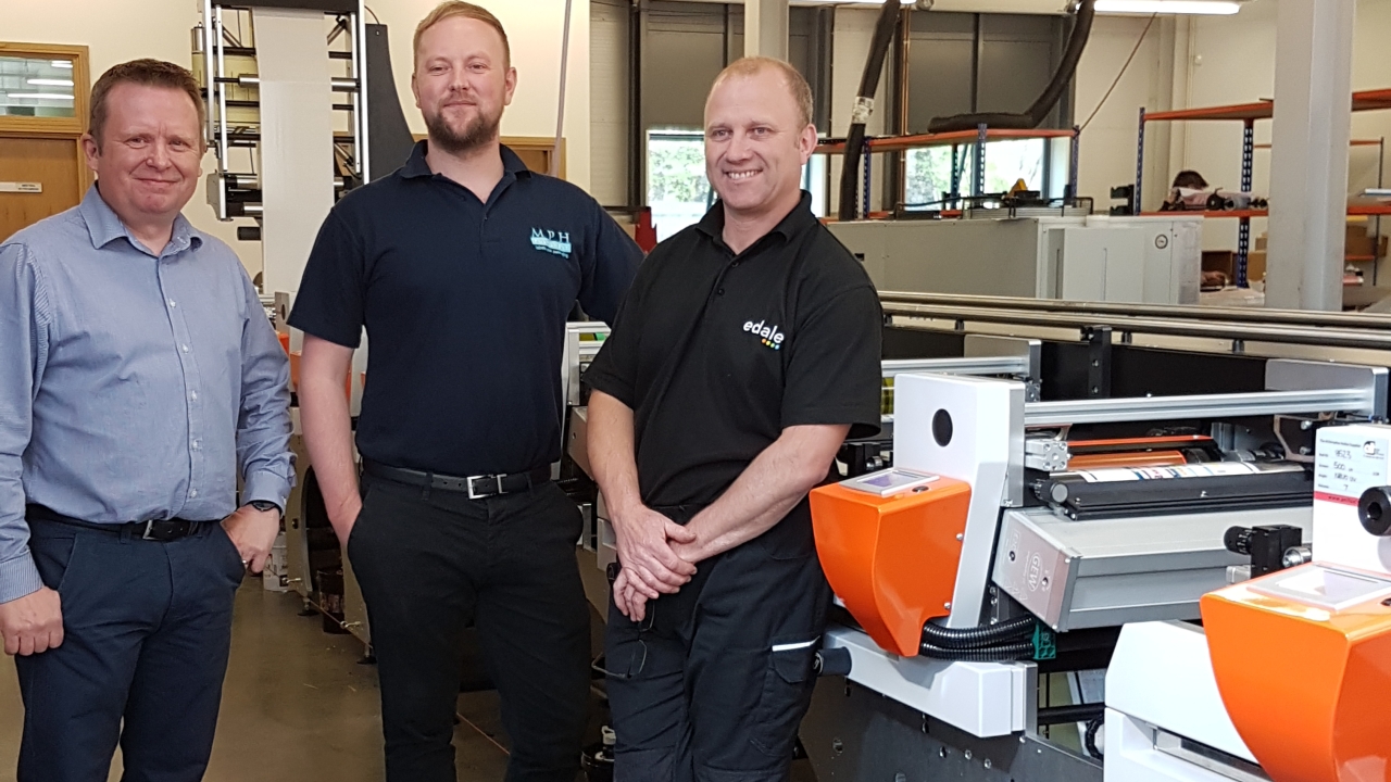 Steve Watt, production and factory manager at MPH Fulfilment, with the company's 6th Edale machine