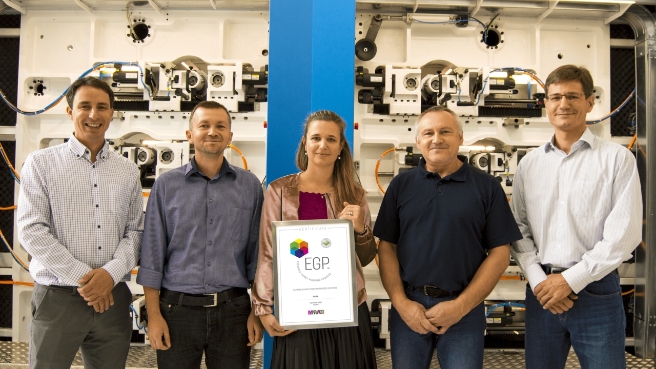 The certificate recognizes the company’s successful implementation of this modern production process The certificate recognizes the company’s successful implementation of this modern production process