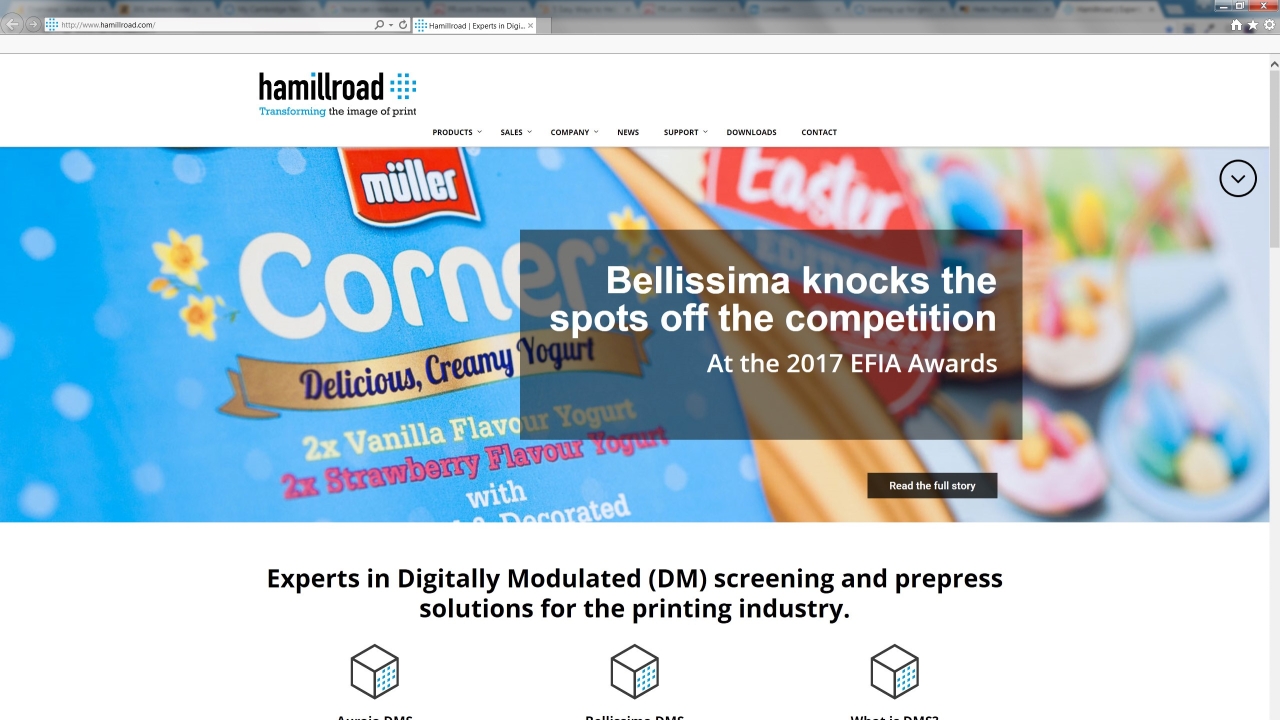 Hamillroad has updated its website and added new social media channels, including a new Twitter handle