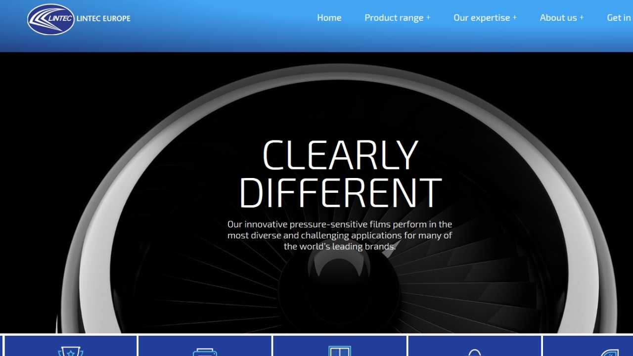 The company has also created a brand new website to coincide with the rebrand, www.lintec-europe.com The company has also created a brand new website to coincide with the rebrand, www.lintec-europe.com