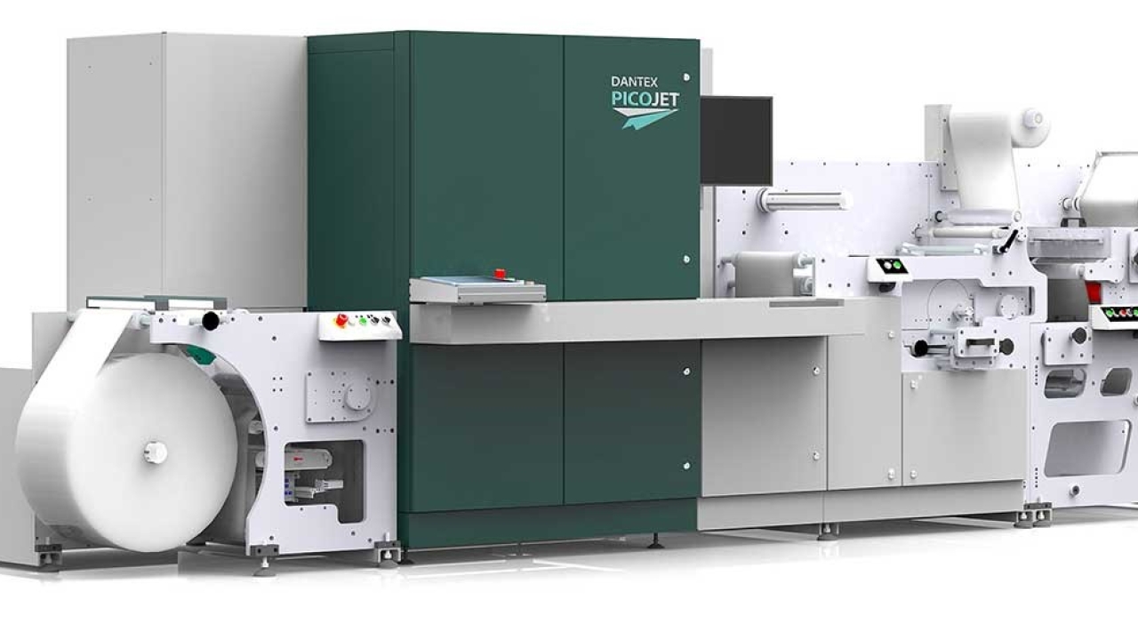 Dantex Digital was incorporated in 2015 with the company’s latest digital press, PicoJet, debuting at Labelexpo Europe 2017