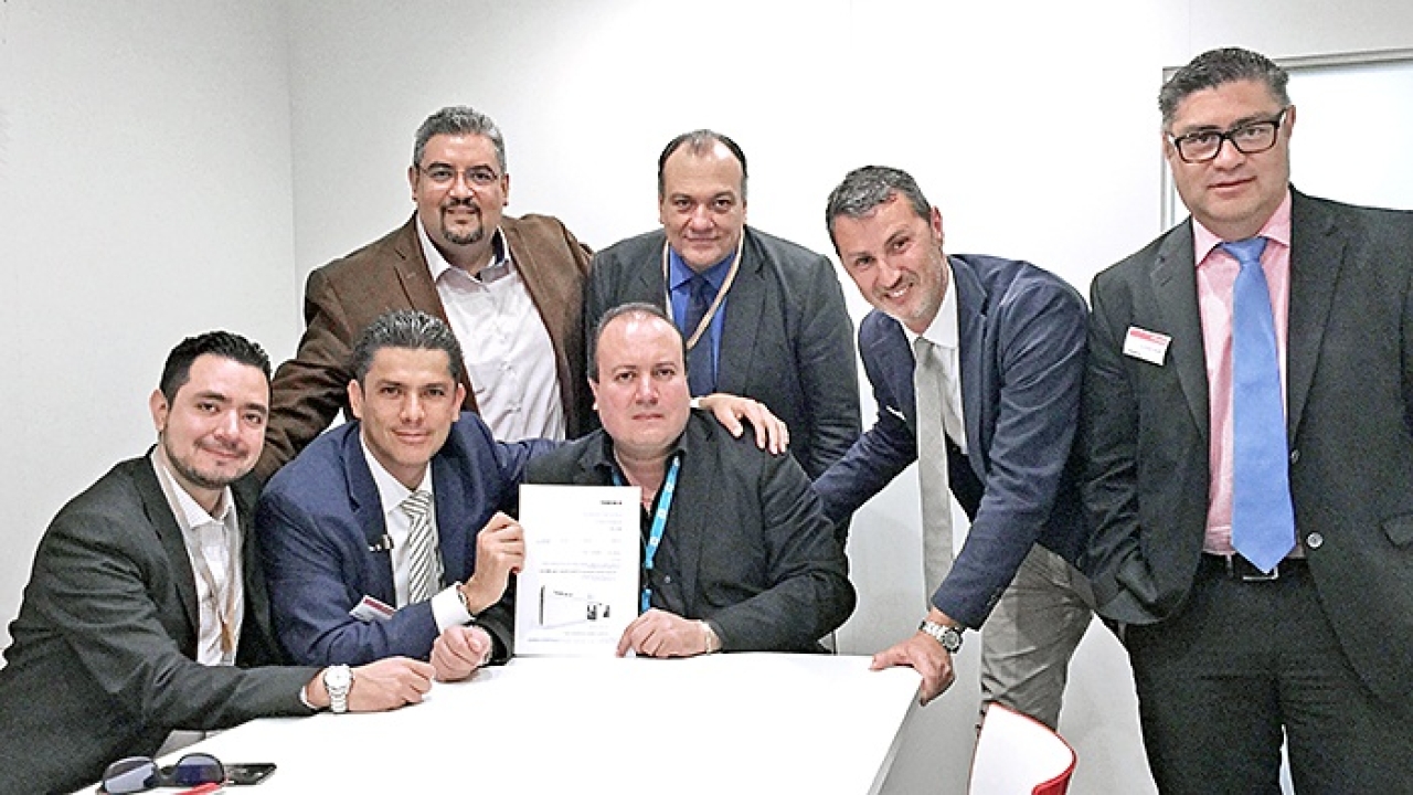 The Bobst MW press investment was signed at drupa 2016 The Bobst MW press investment was signed at drupa 2016