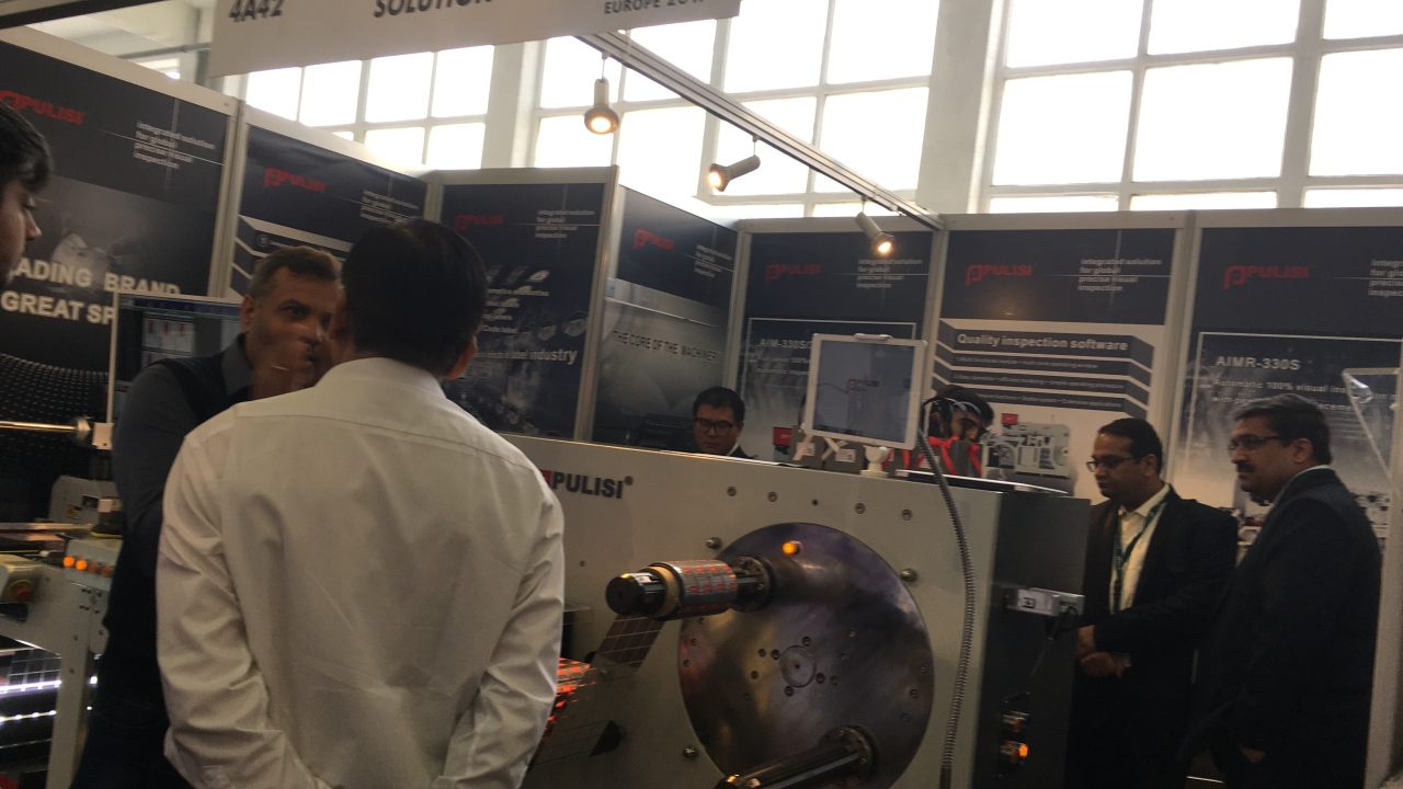 Pulisi launches new inspection rewinder at Labelexpo