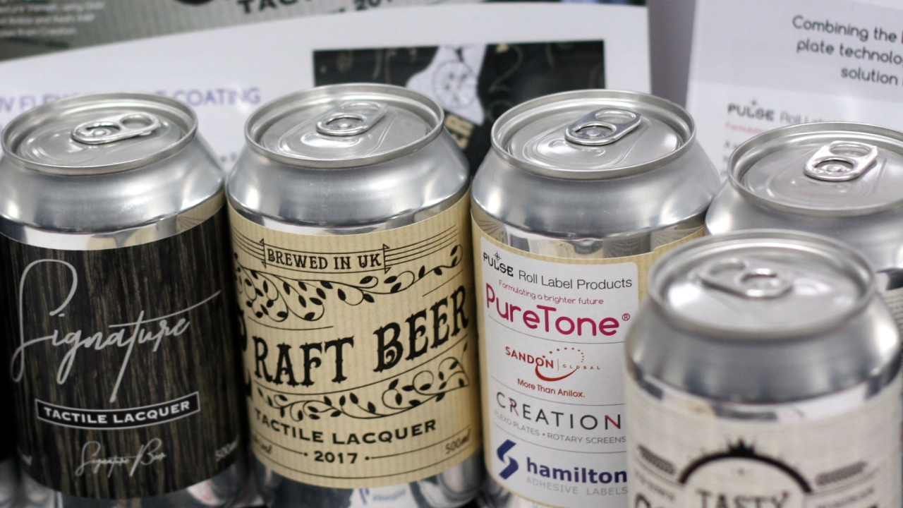 The new food packaging compliant UV flexo rough texture varnish is aimed at the craft beer label market and other specialized print applications