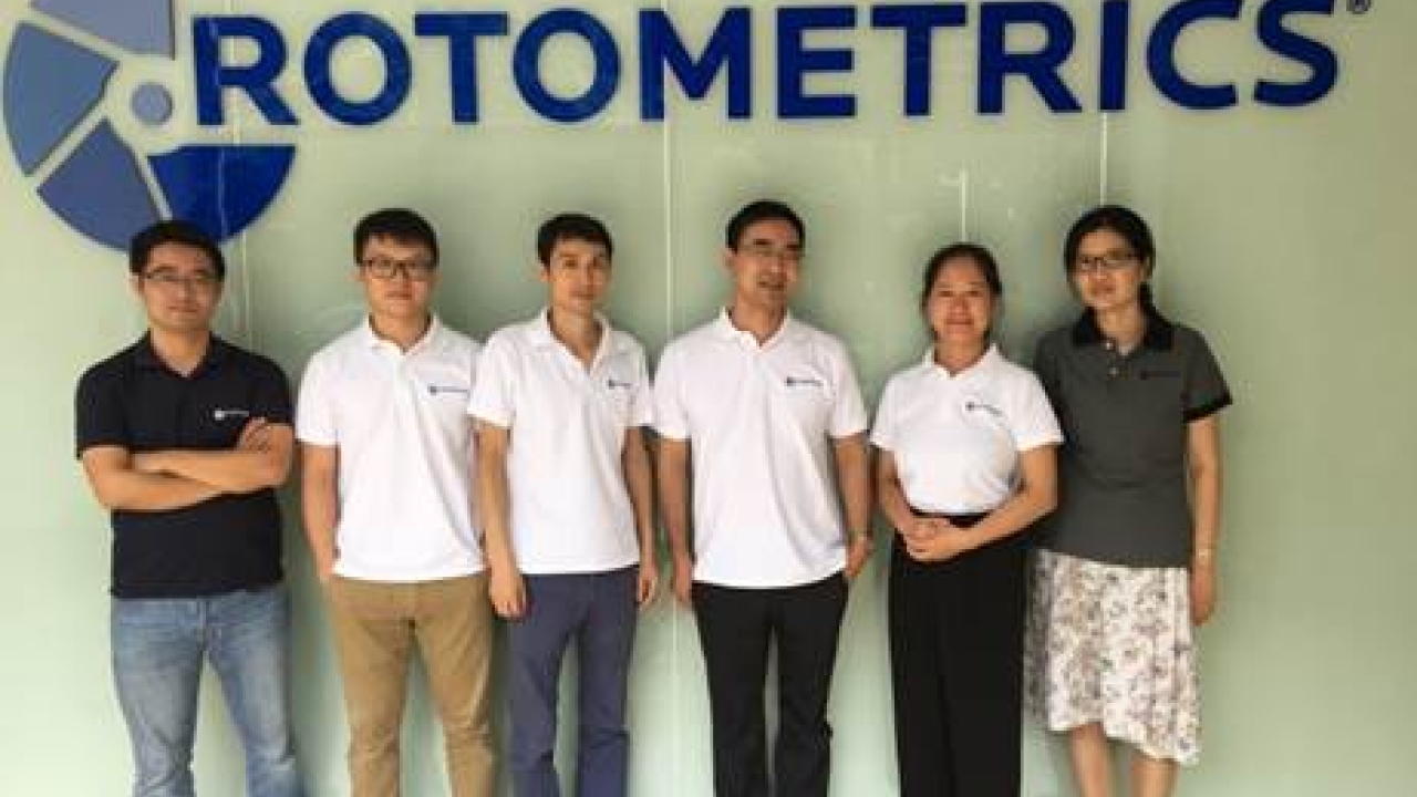 The new RotoMetrics facility in Suzhou, China is staffed by a team of six The new RotoMetrics facility in Suzhou, China is staffed by a team of six