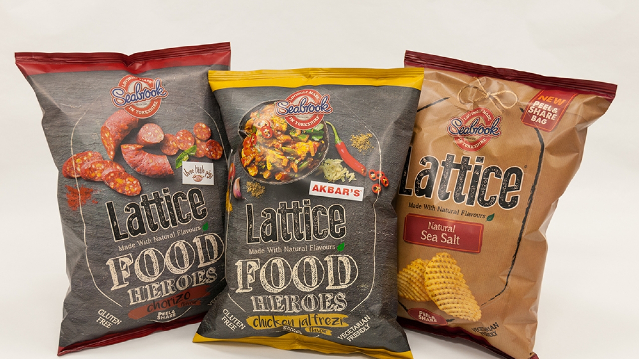 the crisp pack that enables consumers to peel open the front of the packet for sharing before reclosing the crisp pack that enables consumers to peel open the front of the packet for sharing before reclosing