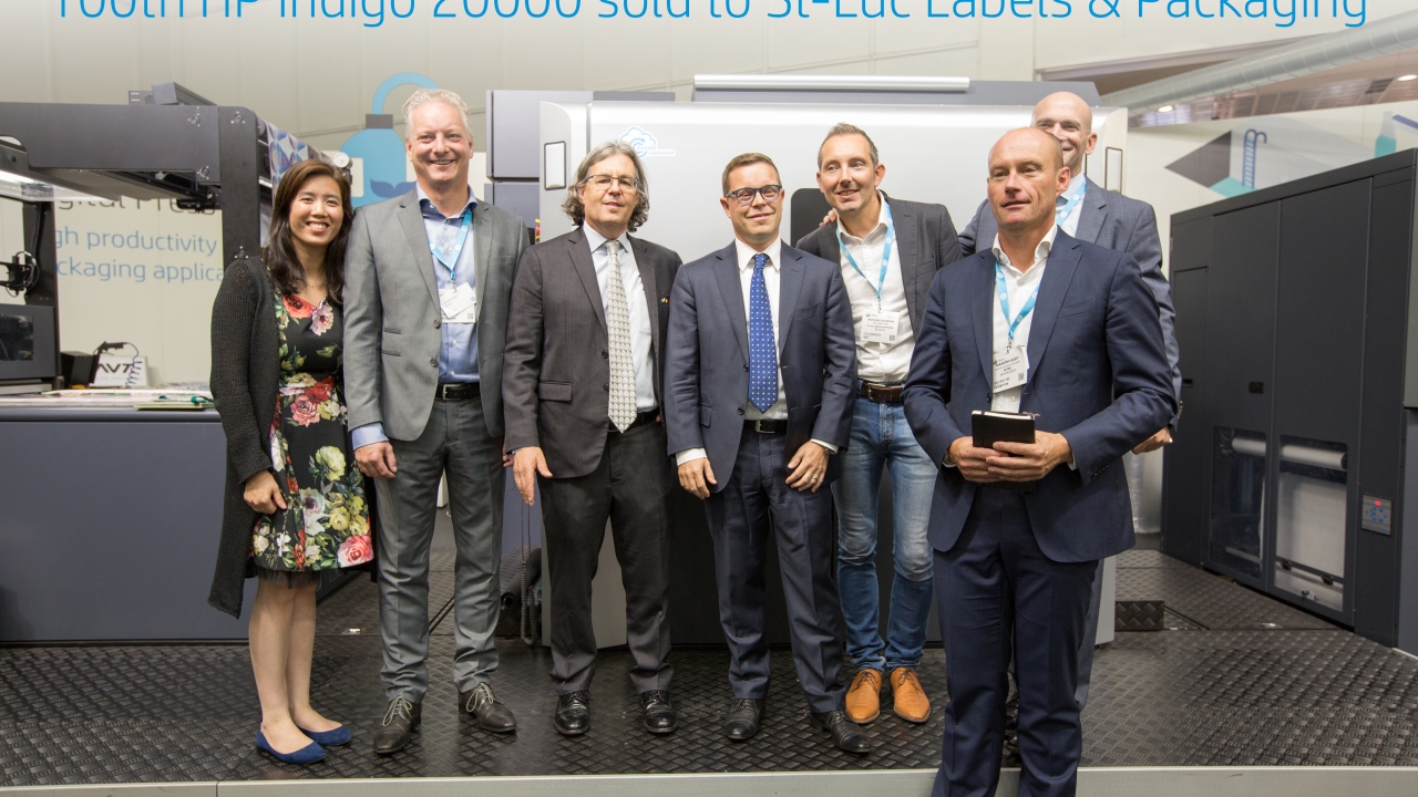 St-Luc Labels & Packaging installs 100th HP Indigo 20000 St-Luc Labels & Packaging installs 100th HP Indigo 20000