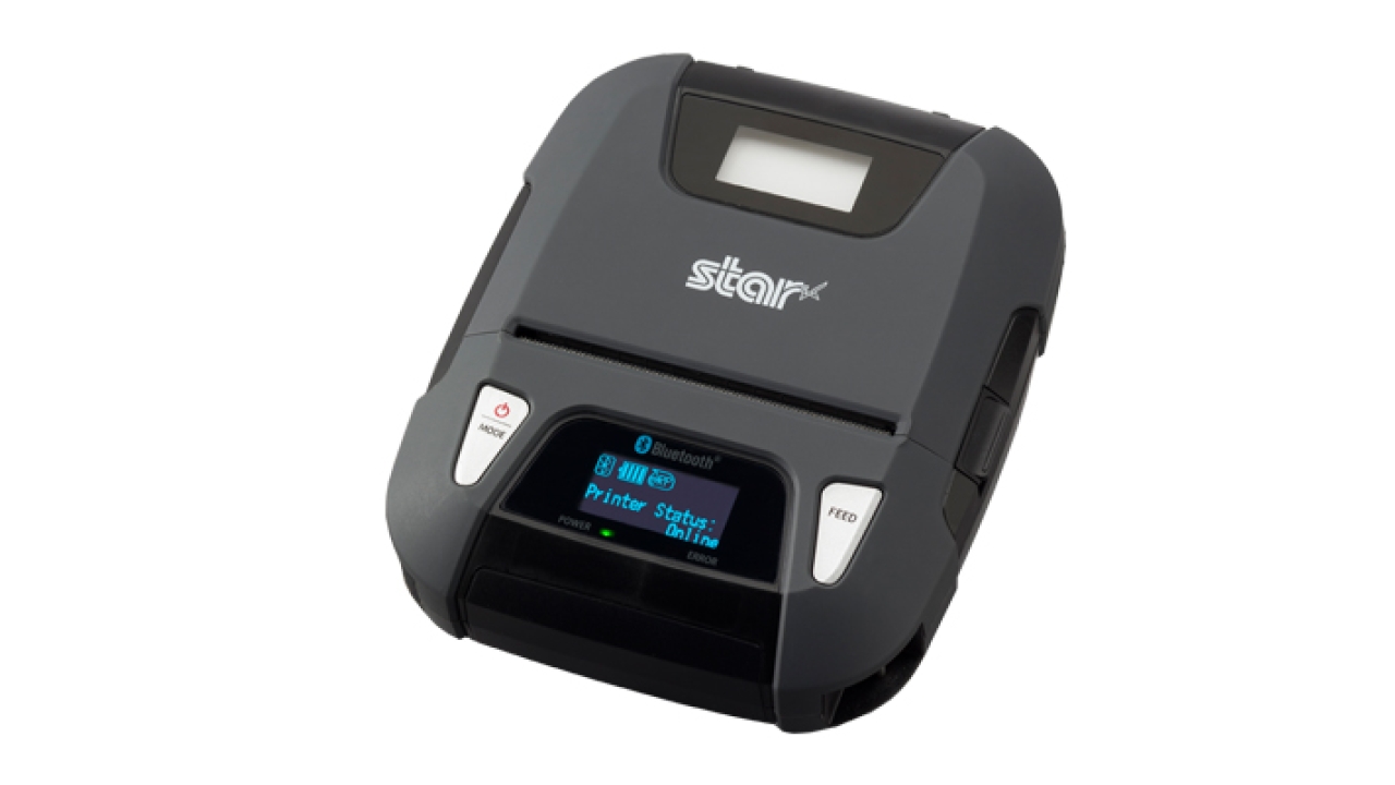 Star Micronics’ new SM-L300 receipt and label mobile printer designed and certified for MAXStick liner-free label rolls